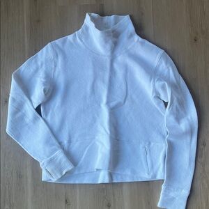 Women's White mock neck